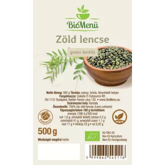 BioMenü Bio ZELENA LEĆA 500 g slika proizvoda