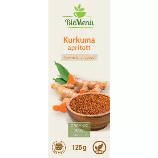 BioMenü organska kurkuma, sjeckana 125 g označiti