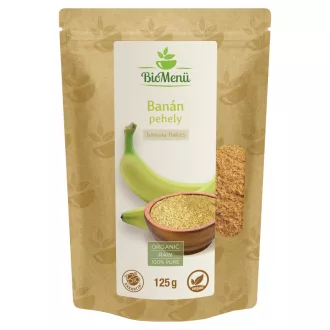 BioMenü organski pahuljice banane 125 g slika proizvoda