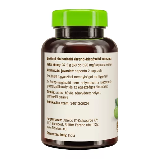 BioMenü organske kapsule haritaki 60 kom.