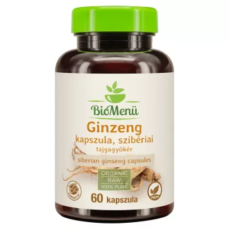 BioMenü organske kapsule sibirskog ginsenga 60 kom. slika proizvoda