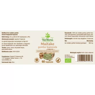 BioMenü organske kapsule maitake gljiva 60 kom. slika proizvoda