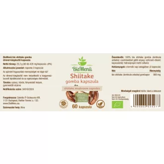 BioMenü organske kapsule shiitake gljiva 60 kom slika proizvoda