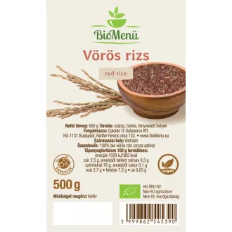 BioMenü Bio CRVENA RIŽA 500 g slika proizvoda
