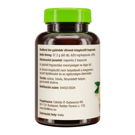 BioMenü organske kapsule đumbira 60 kom.