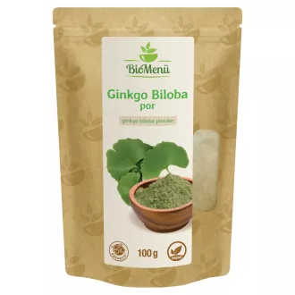 BioMenü organski prah ginka bilobe 100 g slika proizvoda