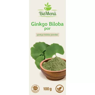 BioMenü organski prah ginka bilobe 100 g slika proizvoda