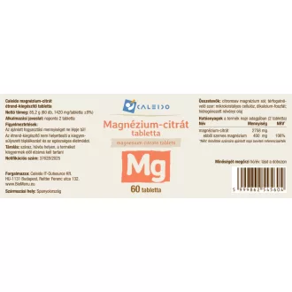 Caleido tablete magnezijev citrat, 60 tableta slika proizvoda