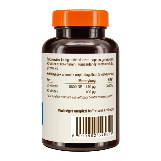 Caleido gel kapsule vitamina K2 + D3, 90 kapsula