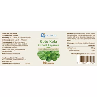 Caleido Gotu Kola ekstrakt kapsule 30 kom slika proizvoda