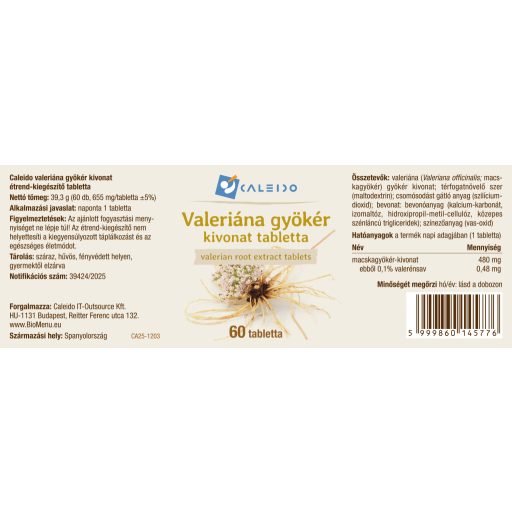 Caleido Tablete ekstrakta korijena valerijane 60 kom označiti