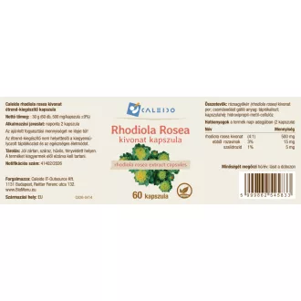 Caleido Rhodiola Rosea ekstrakt kapsule 60 kom slika proizvoda
