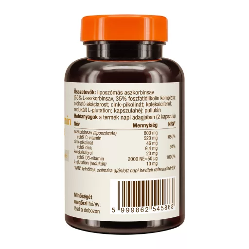 Caleido Liposomski Vitamin C Imunološki Kompleks kapsule 60 kom slika proizvoda desno