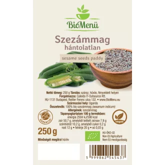 BioMenü Bio SEZAMOVE SJEMENKE neoljuštene 250 g slika proizvoda