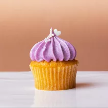 Božićni kolačić s kremom od acai bobica