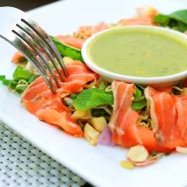 Preljev od spiruline i wasabija